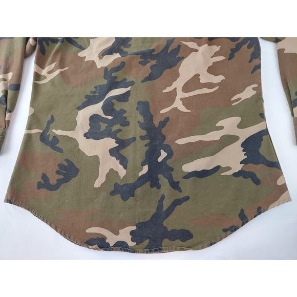 Winchester Men's Camo Hunting Button Up Embroidered Logo Shirt Medium - Picture 12 of 16